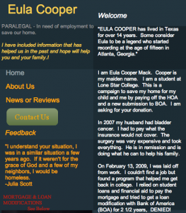 Click here to visit Eula Cooper's web page